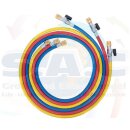 REFCO Füllschlauch set 3 x 1500mm mit Ventilen /...