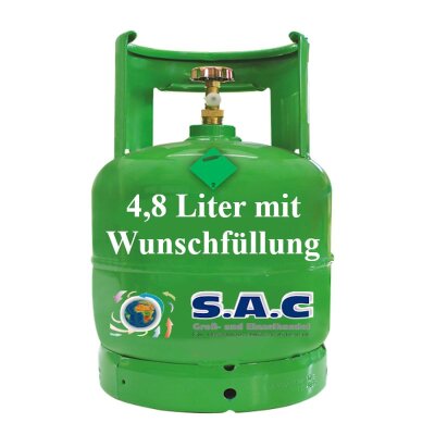 4,8 L Kältemitteleigentumsmehrwegflasche gefüllt mit R448A